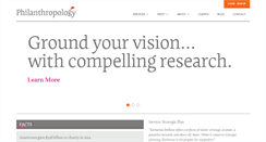 Desktop Screenshot of philanthropology.us